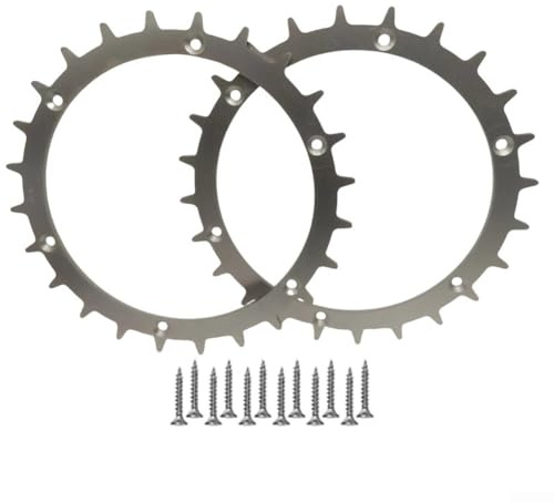 Juego de clavos antideslizantes para YARDFORCE 400RI, 280R y EASYMOW 260, optimiza la eficiencia del robot en varios terrenos de césped