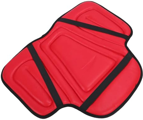 Fabater Western Horse Riding Shock Absorbing Sadel Pad för Förbättrad Stabilitet för Ryttare (Röd)