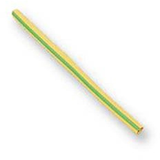Cable-Core Heat Shrink Tubing 2:1 Ratio Green/Yellow 9.5mm 5m