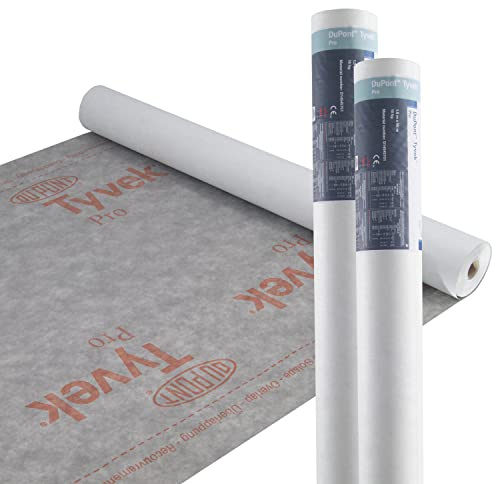 Tyvek® Pro, als Unterspannbahn diffusionsoffen / Unterdeckbahn diffusionsoffen / UDB-B / USB-A als Behelfsdeckung / Schalungsbahn geeignet.