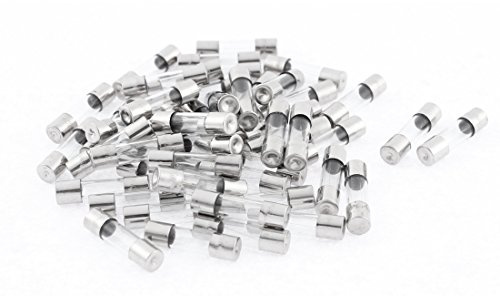 sourcingmap 250V 0.25A Quick Fast Blow Glass Fuses 5mm x 20mm 50Pcs