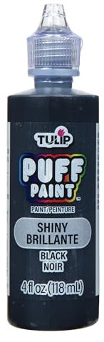 Tulip Slick Dimensional Vernice Tessuto 4oz, Nero