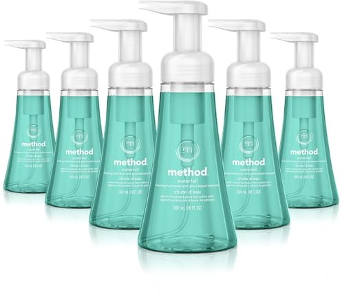 Method Foaming Hand Soap, Waterfall, Paraben and Phthalate Free, 10 fl oz (Pack of 6)