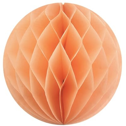 Creativery 10 vågbollar 20 cm set // vax boll hänge deko ballonger lyktor vabboll dekoration bollar pompons papper party bröllop Apricot 714