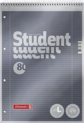 5X BRUNNEN Collegeblock A4 Spirale oben Lin.28