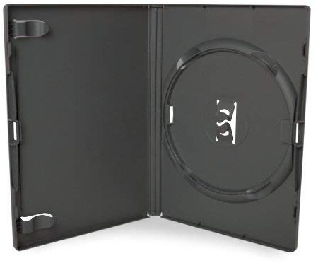 Amaray DVD-/CD/Blu-Ray-Hülle, Schwarz, 50 Stück