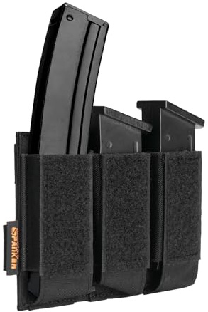 EXCELLENT ELITE SPANKER Molle Doppel Pistolen Magazintasche Magazin Holster | oben offen p8 magazintasche,mag pouch,m4 mag pouch, für glock/m1911/92F/40mm