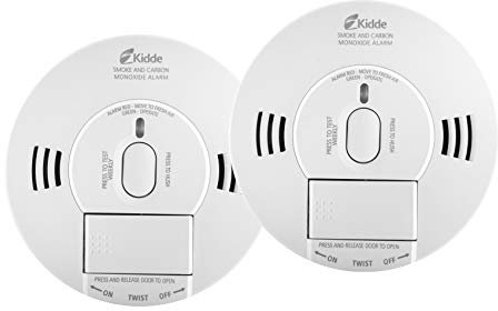 Kidde 10SCO Combination 10 Year Life Carbon Monoxide and Smoke Alarm Twin Pack