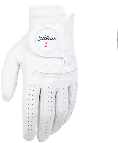 Titleist Perma-Soft - Guanto da golf da uomo, mano sinistra (golfista destrorso), M
