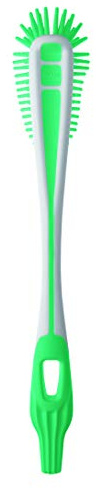 MAM Soft Pinsel Spülbürste, weiche Spülbürste für Babyflaschen und Saugneil, innovative Flaschen- und Saugnapfbürste ohne Kratzer