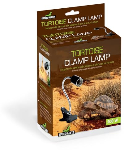 Reptile Planet - Tortoise Clamp Lamp - Support de Lampe pour Terrarium et Aquaterrarium Ouvert
