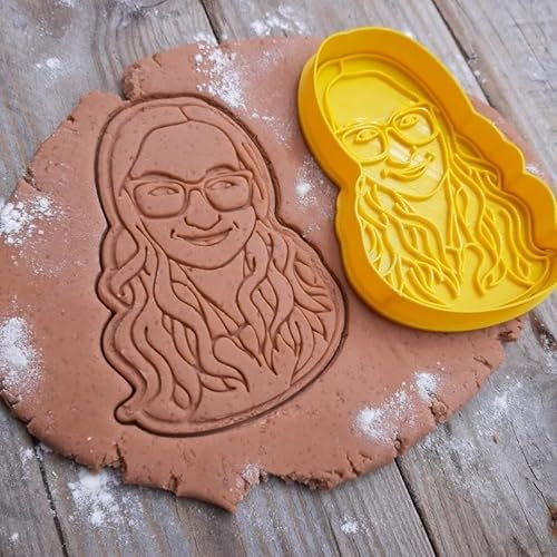 Cortador De Galletas Personalizado, Molde Para Galletas Con Retrato Personalizado, Haga Su Galleta Personalizada, Sello Para Galletas Impreso En 3D Para Decoraciones De Cumpleaños
