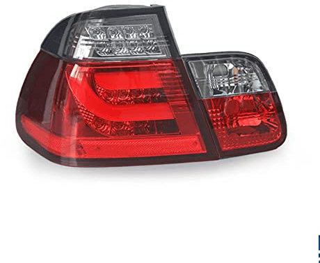 RUGPDA Auto Rücklicht Für 3 Series E46 2001 2002 2003 2004, Auto Heckklappe Rückleuchten Multifunktion wasserdichte Bremslichter Beleuchtung Autoteile,left-1pcs