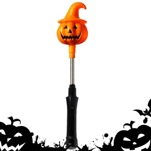 Linterna de Halloween - estallar bastón Fantasma | Brillante de Calabaza para diversión Espeluznante, Fantasma Intermitente mágica celebrando con espíritu de Calabaza de Halloween para