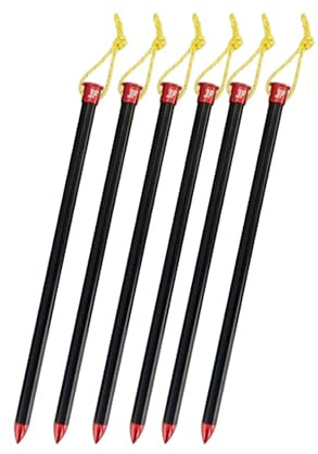 3F UL Gear 6PCS Bodennagel Ultraleichte hochfeste 20cm Aluminiumlegierung Hohle Zeltpflöcke,biegefest,für Outdoor-Gehen,Wandern,Camping,Zeltteile