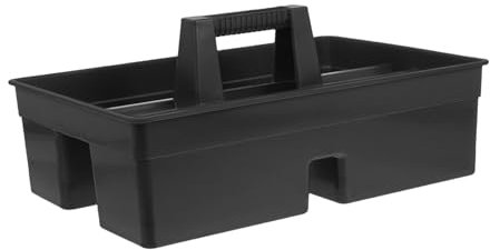 UKCOCO Portable Cleaning Basket Handle Plastic Shower Organizer for Bathroom Supplies Multiuse Tool Caddy for Cleaning Products and Essentials