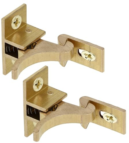 LIFKOME 2pièces Loquet Laiton Verrouillage Robuste Pour Portes Et Fenêtres Avec Vis De Montage Anti-vol Et Facile à Installer