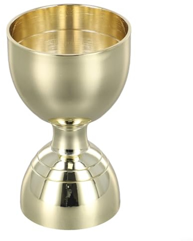 Jigger da cocktail ergonomico in acciaio inox con misurazione precisa di 28,3 g e 56,7 g per Mixology ()