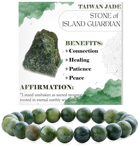 Bivei Kristall Armband für Frauen 8mm Perlen Halbedelstein Natürlicher Stein Dehnbarer Elastischer Schmuck Yoga Geschenke