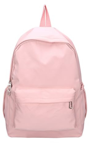 TSLBW Sac à Dos pour l'école Adolescents Filles Garçons, Sac à dos de jour Décontracté pour l'école Secondaire Sac de Sport de Voyage pour étudiants de l'université A4 Magazine IPad (Rose)
