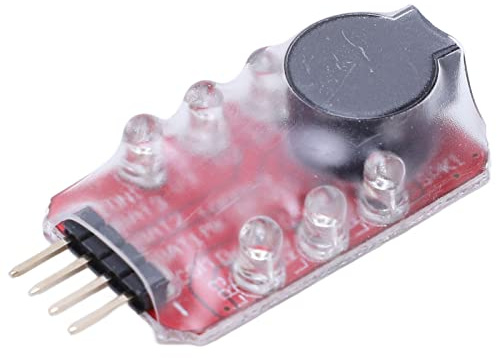 HaloVerde LiPo Tester per batterie al litio che fornisce la funzione di tester della batteria in tempo reale con un cicalino di tensione sonoro e luminoso per selezioni RC 2S / 3S