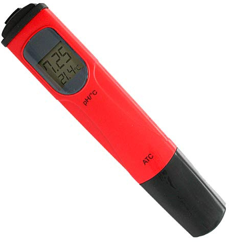 OCS.tec PH-Messgerät Meter Tester Messer PH-009-III P03 | (PH-Wert & Temperatur) Aquarium Pool Spa Teich