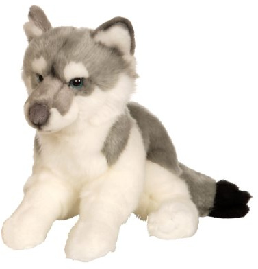 Gipsy – 054692 – Wolf, liegend, 30 cm – Grau