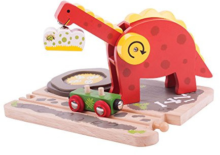 Bigjigs Rail Dino-Kran