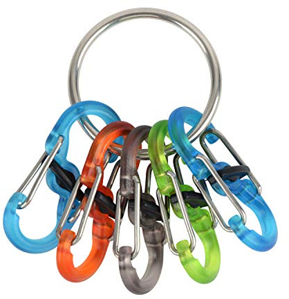 Nite IZE Unisex Keyring S-biner Schlüsselring-Schließfach, S-biner.