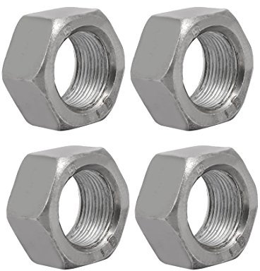 sourcing map 4Stk. M24x1,5mm Steigung Feingewinde Kohlenstoffstahl Links Hand Sechskantmutter de