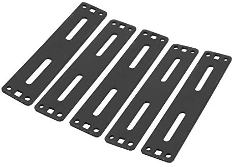 Aexit Aluminum Alloy Horizontal Server Rack Cable Management Strip 196mmx40mmx3mm 5pcs (c89384cea0843e0ac508d41f21b5a4e7)