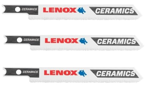 LENOX Tools 1991610 U-Shank Carbide Grit Jig Saw Blade,3 1/2-Inch X 3/8-Inch, 3-Pack