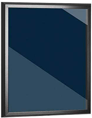 Bildershop-24 Objektrahmen 2 cm tiefer Bilderrahmen VARIANTO35 50x50 cm Schwarz matt mit Passepartout