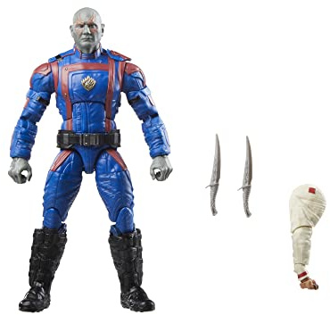 Marvel Legends Series Drax, 15 cm große Action-Figur zu Guardians of the Galaxy Vol. 3 | Marvel Legends Guardians Of The Galaxy Actionfigur BAF Cosmo - Drax