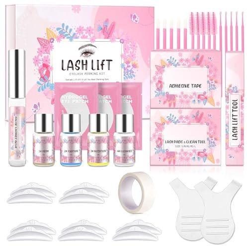 HXTMKT Kit per ciglia, Lash Lift Permanente, Arricciaciglia Professionale, Kit per il Lifting delle Ciglia
