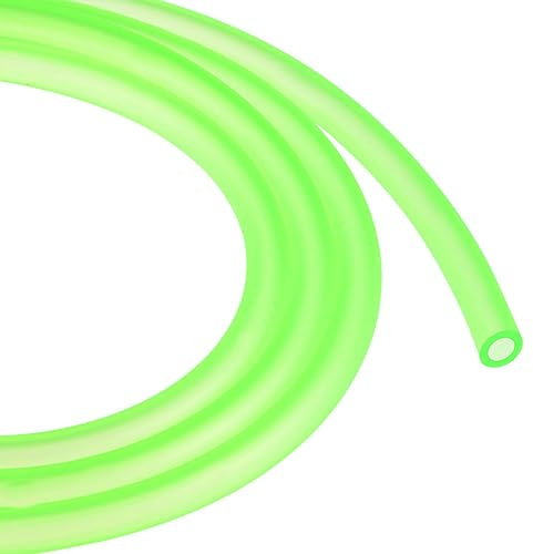 TOP-VIGOR Tuyau d'huile lubrifiante, 5 mm x 8 mm x 1 m, tuyau en caoutchouc pour irrigation, petit équipement, extérieur, jardin, tuyau d'eau, vert