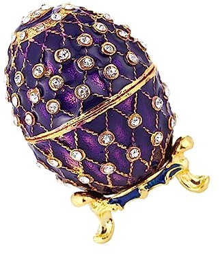 DEARMAMY Lacquer Art Jewelry Box Women's Jewelry Organizer Small Trinket Case Jewelry Storage for Earrings Rings Fashion Accessory Box Style