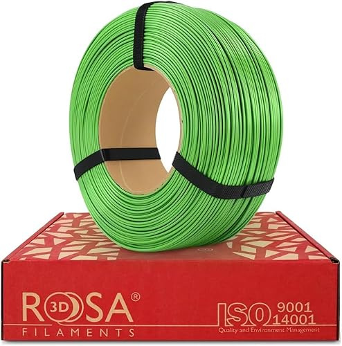 ROSA3D ASA Filament 1.75 mm für 3D Drucker, ASA Grün, Refill Filament 1 kg