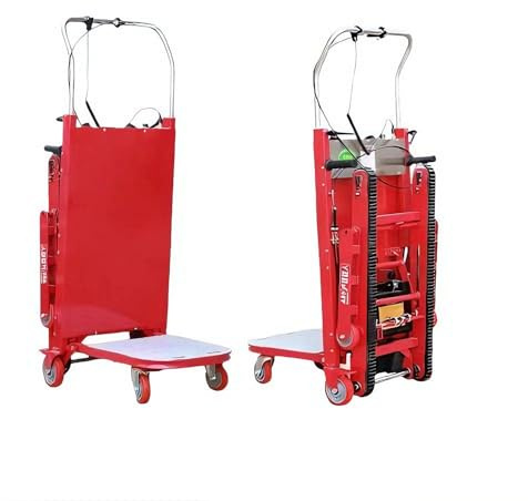 Elektrischer Raupen Treppensteiger,Elektrische Treppensteiger-Handkarren,Transportwagen Für Schwere Treppensteiger Tragkraft 300 Kg Für Familienumzüge,Lagerlogistik Handkarren-Treppensteiger 800w