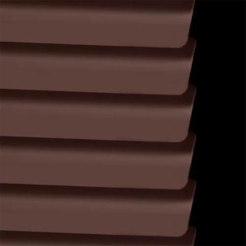 Braun Aluminium Jalousie Verdunkelungsrollo Seitenzugrollo Plissee Schalusie Fenster Jalousien Sonnenschutzrollos Für Haus/küche/büro,Individuell Gestaltbar (80×180cm)