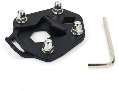 Motorcycle Side Stand/Passend for ROYAL Enfield Himalayan 2020 2021 2022. Seitenständer, Schuh-Fußstützen, Ständerverlängerung, Vergrößerungs-Pad.