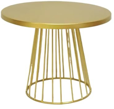 GIYXHU Alzata per Torte Alzata for Torta in Metallo da 20/25 cm, Piatto da Esposizione for Dessert in Oro, for Feste di Compleanno, Eventi, Decorazione, Supporti for Cupcake, Vassoio for Torte(25CM)