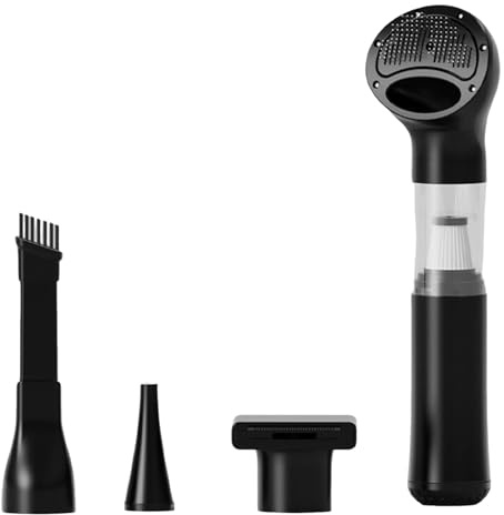 4200Pa Pet Grooming Kit with Vacuum, 3-in-1 Cordless Dog Grooming Set with Brush and Blower, Portable Handheld Hoovers for Pet Hair, Rechargeable Deshedding and Drying Tool for Home Use