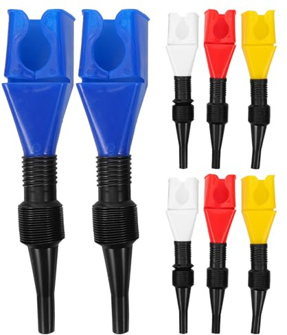Entonnoirs Flexibles pour Vidange D’huile Lot de 8 en Plastique