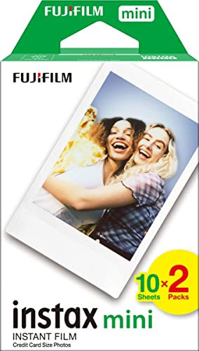 INSTAX mini instant film White Border, 20 shot Pack, suitable for all mini cameras and printers