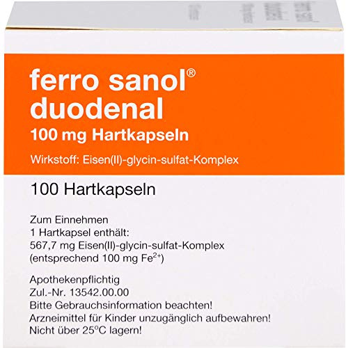 FERRO SANOL duodenal Hartkaps.m.msr.überz.Pell. 100 St