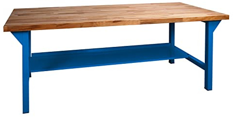 ADB - Banco de trabajo para taller, mesa de trabajo, modelo básico, 840 x 750 mm, accesorios para taller sin ruedas, con cajones