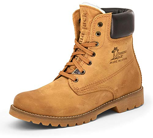 Panama Jack PT100602 Hombre Botas Militar, Amarillo (Vintage C10), 43 EU