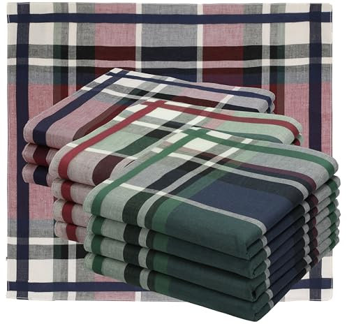 Betz Stofftaschentücher - Herrentaschentücher - Männertaschentücher aus 100% Baumwolle - 40x40 cm - Leo 1 Dessin 02