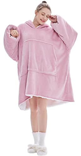 FELOVE Übergroße Hoodie Sweatshirt, Original Decke Sweatshirt, super weiche gemütliche warme komfortable Riesen-Hoodie, Geeignet Kapuzenpullover für Erwachsene, Männer, Frauen, Jugendliche